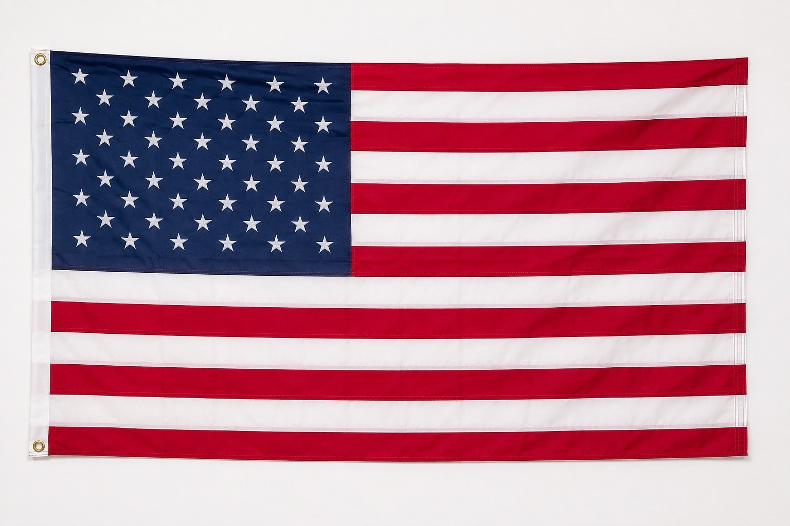 US Flag 5ft x 8ft with White Stars Embroidered US Flag 5ft x 8ft with White Stars Embroidered