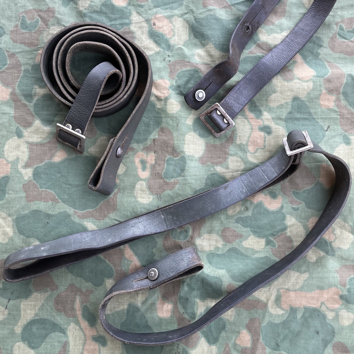 One (1) Issued WWII Finnish M91 M39 Original Leather Mosin Nagant Rifle Sling One (1) Issued WWII Finnish M91 M39 Original Leather Mosin Nagant Rifle Sling