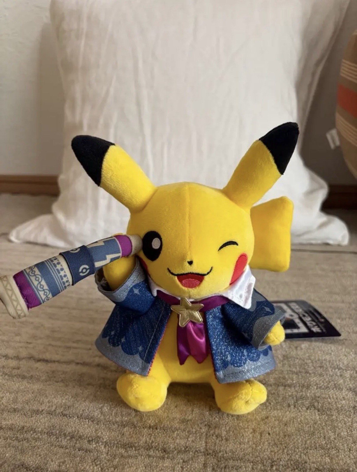 Pokemon Observatory Pikachu Plush Starry Sky Stuffed toy Telescope Doll JP F/S Pokemon Observatory Pikachu Plush Starry Sky Stuffed toy Telescope Doll JP F/S