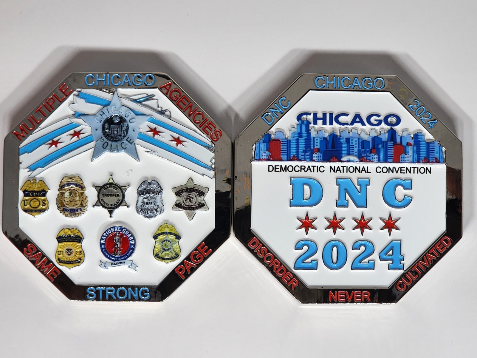 Challenge /Trading Coin Chicago Police Democratic National Convention(DNC) 2025 Challenge /Trading Coin Chicago Police Democratic National Convention(DNC) 2025