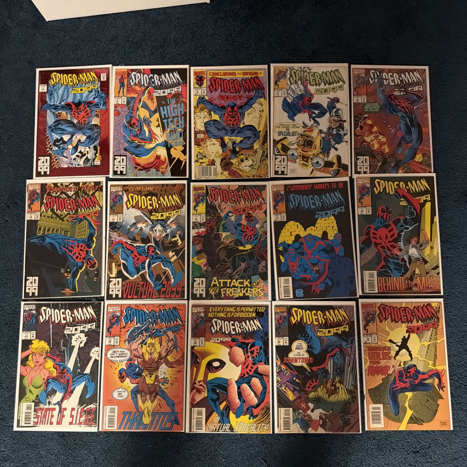 Spider-Man 2099 #1-46 Marvel Comics Complete Set Venom Covers Newsstands VF/NM Spider-Man 2099 #1-46 Marvel Comics Complete Set Venom Covers Newsstands VF/NM