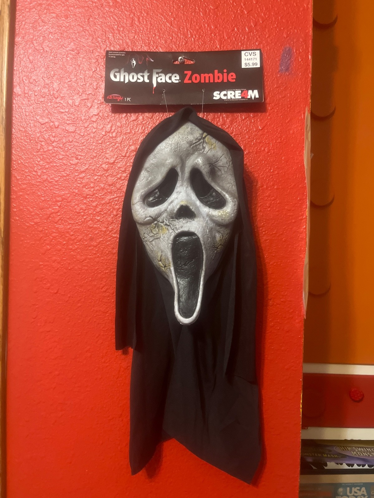 MINT CONDITION SCREAM 4 ZOMBIE GHOSTFACE MASK MINT CONDITION SCREAM 4 ZOMBIE GHOSTFACE MASK