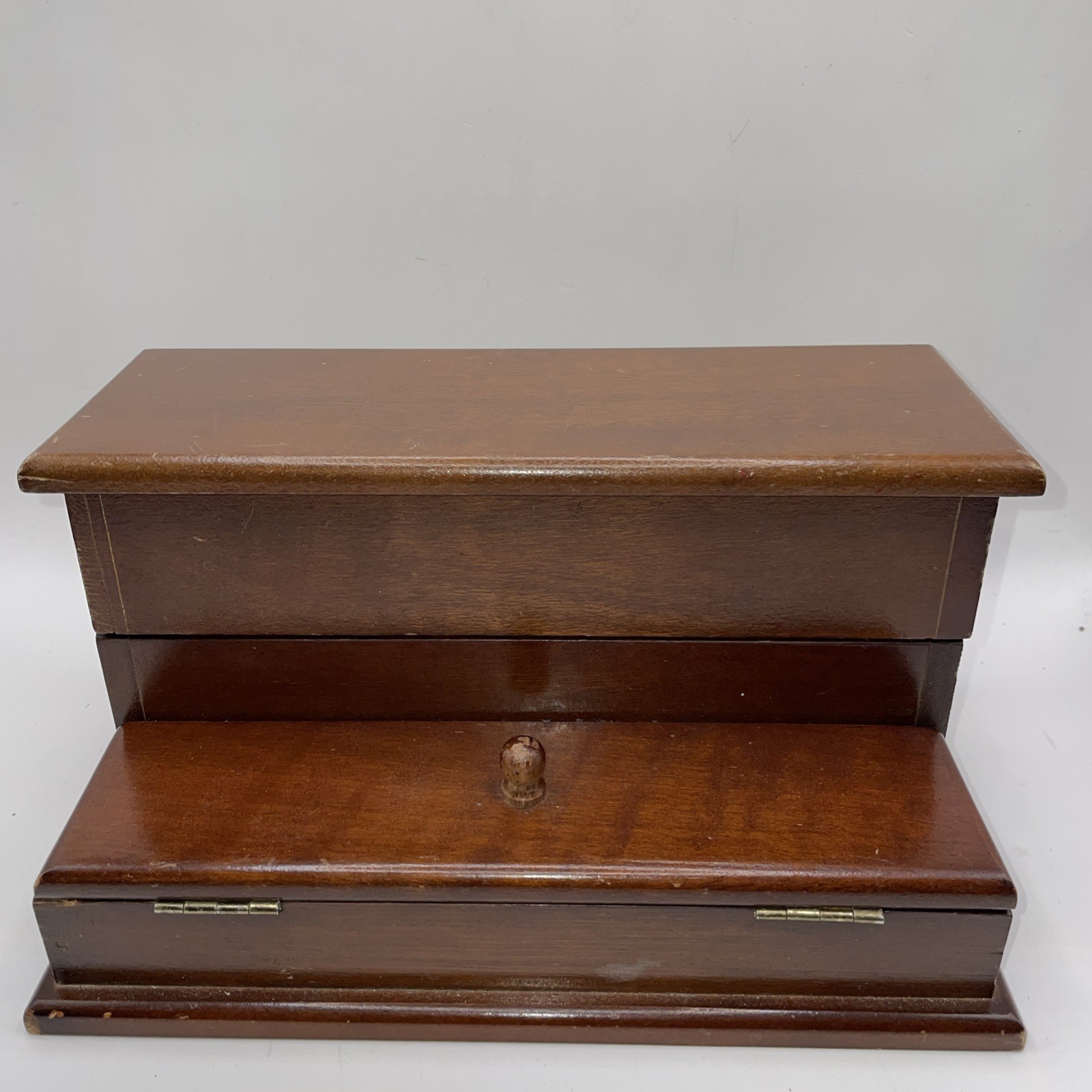 The Bombay Company Wood Desk Organizer Vintage Trinket Jewelry Letter Box The Bombay Company Wood Desk Organizer Vintage Trinket Jewelry Letter Box
