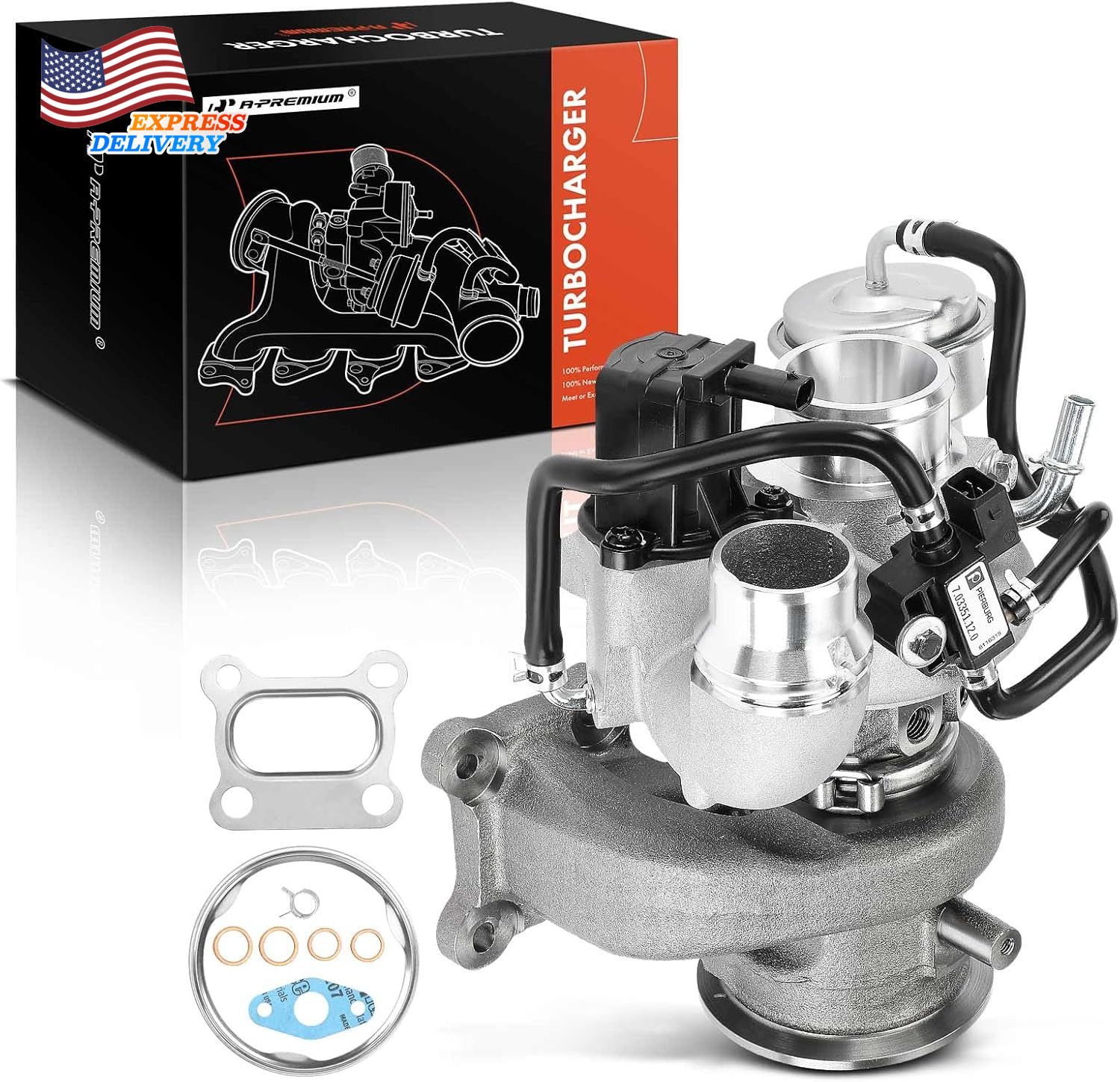 TD025L Complete Turbocharger Turbo Kit with Gasket & Wastegate Actuator TD025L Complete Turbocharger Turbo Kit with Gasket & Wastegate Actuator