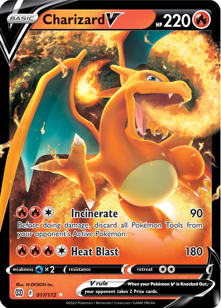 Charizard V Holofoil [SWSH09 - 017/172]