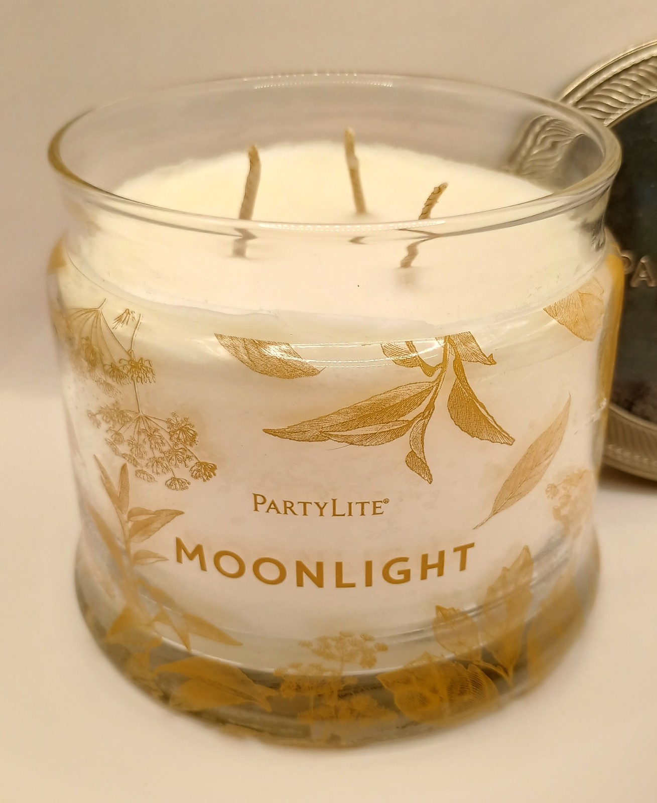 New Partylite Moonlight Clair De Lune 3-wick JAR CANDLE READ New Partylite Moonlight Clair De Lune 3-wick JAR CANDLE READ