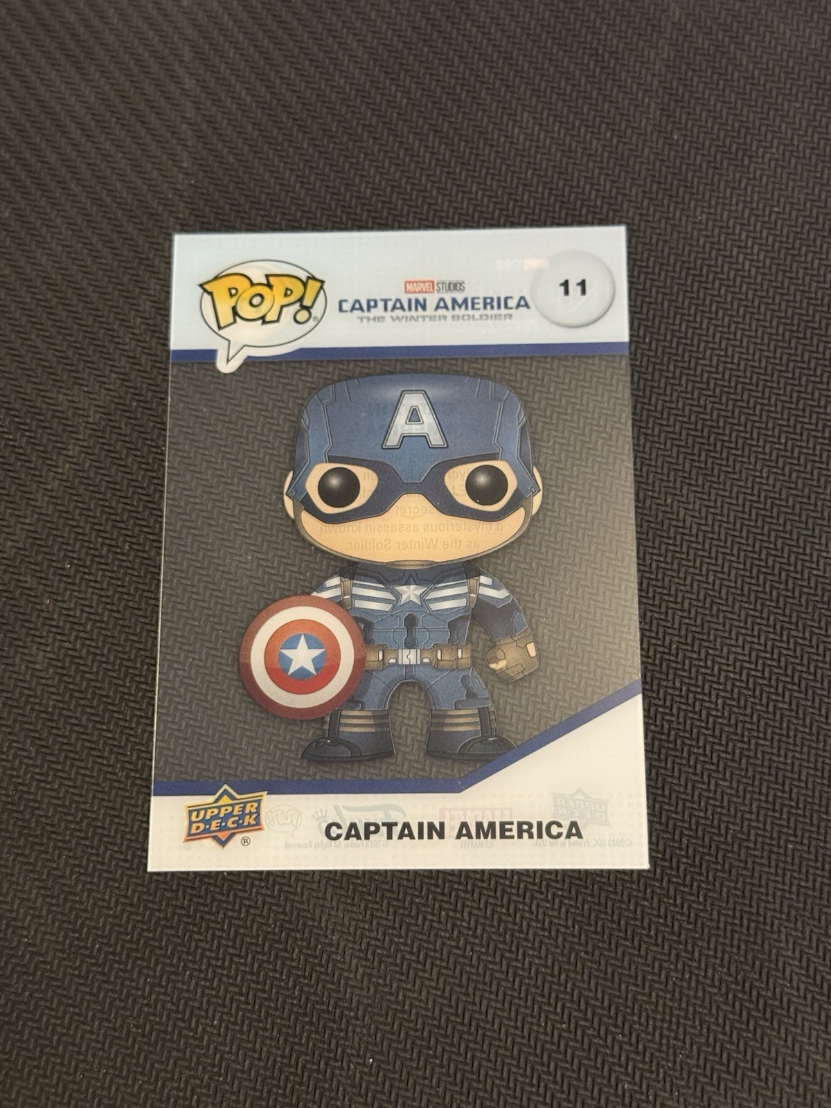 Upper Deck Marvel Studios Infiniti Saga Captain America Funko Acetate SSP Upper Deck Marvel Studios Infiniti Saga Captain America Funko Acetate SSP