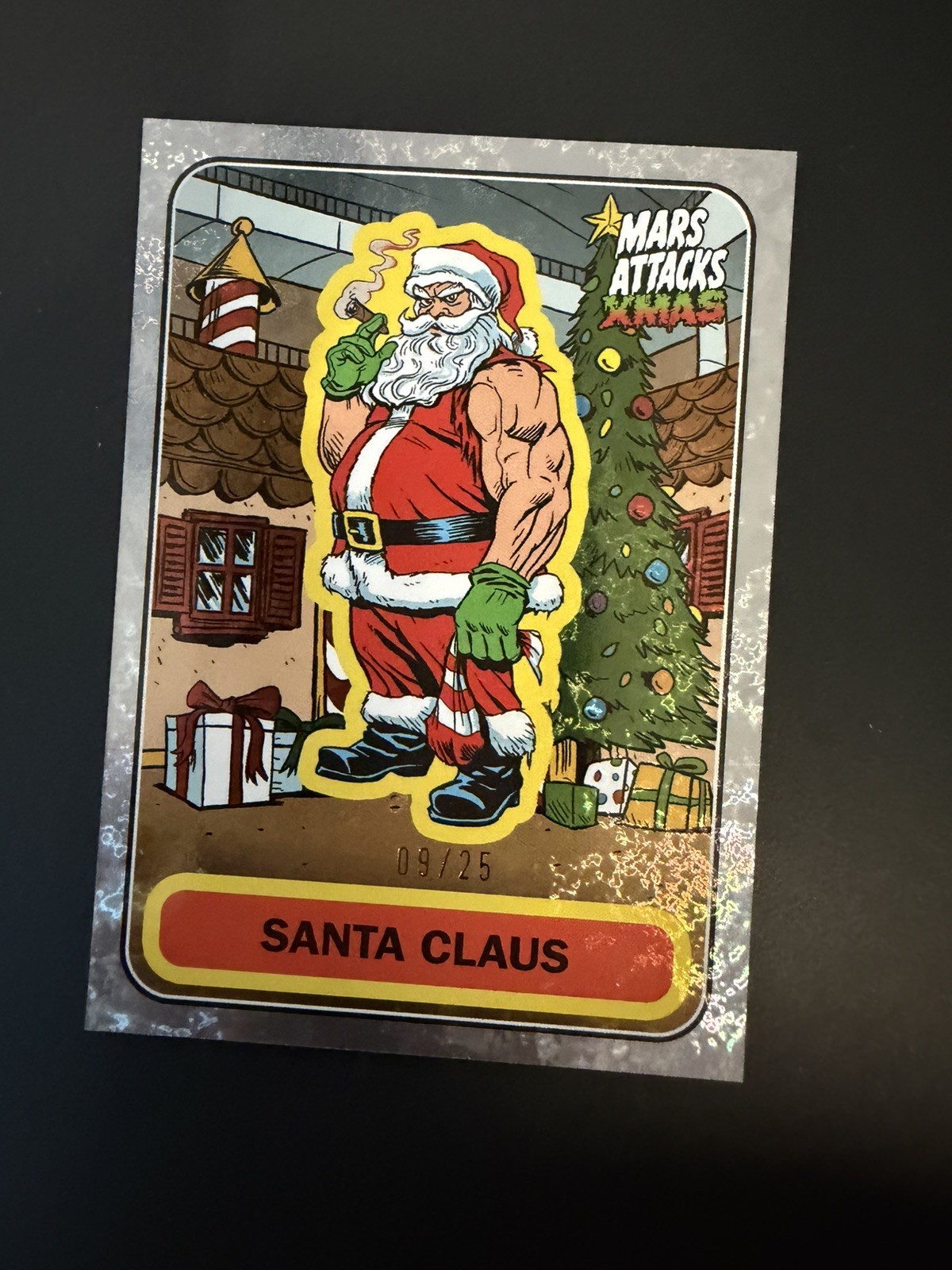 2026 Topps Mars Attacks Xmas Santa Claus /25 SSP π₯π₯ 2026 Topps Mars Attacks Xmas Santa Claus /25 SSP π₯π₯