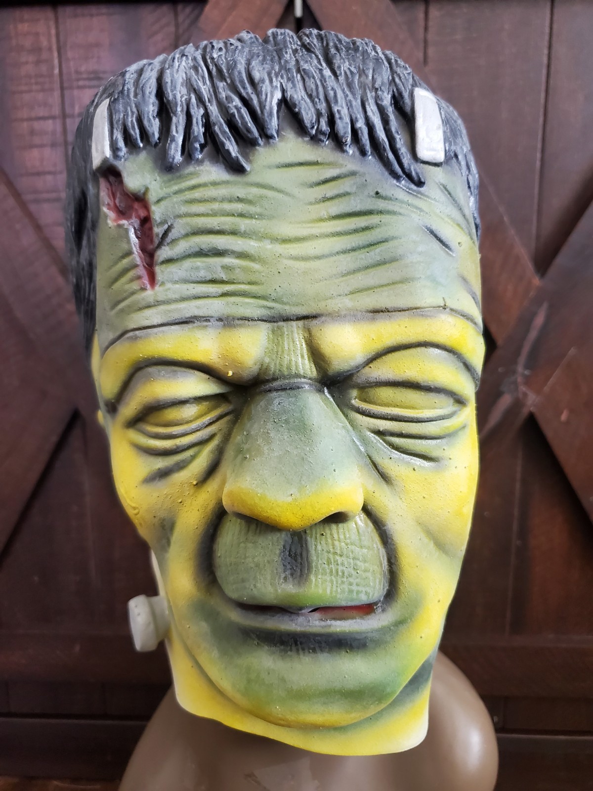 Vintage 1996 Frankenstein Child Latex Halloween Mask Official Universal Studios Vintage 1996 Frankenstein Child Latex Halloween Mask Official Universal Studios