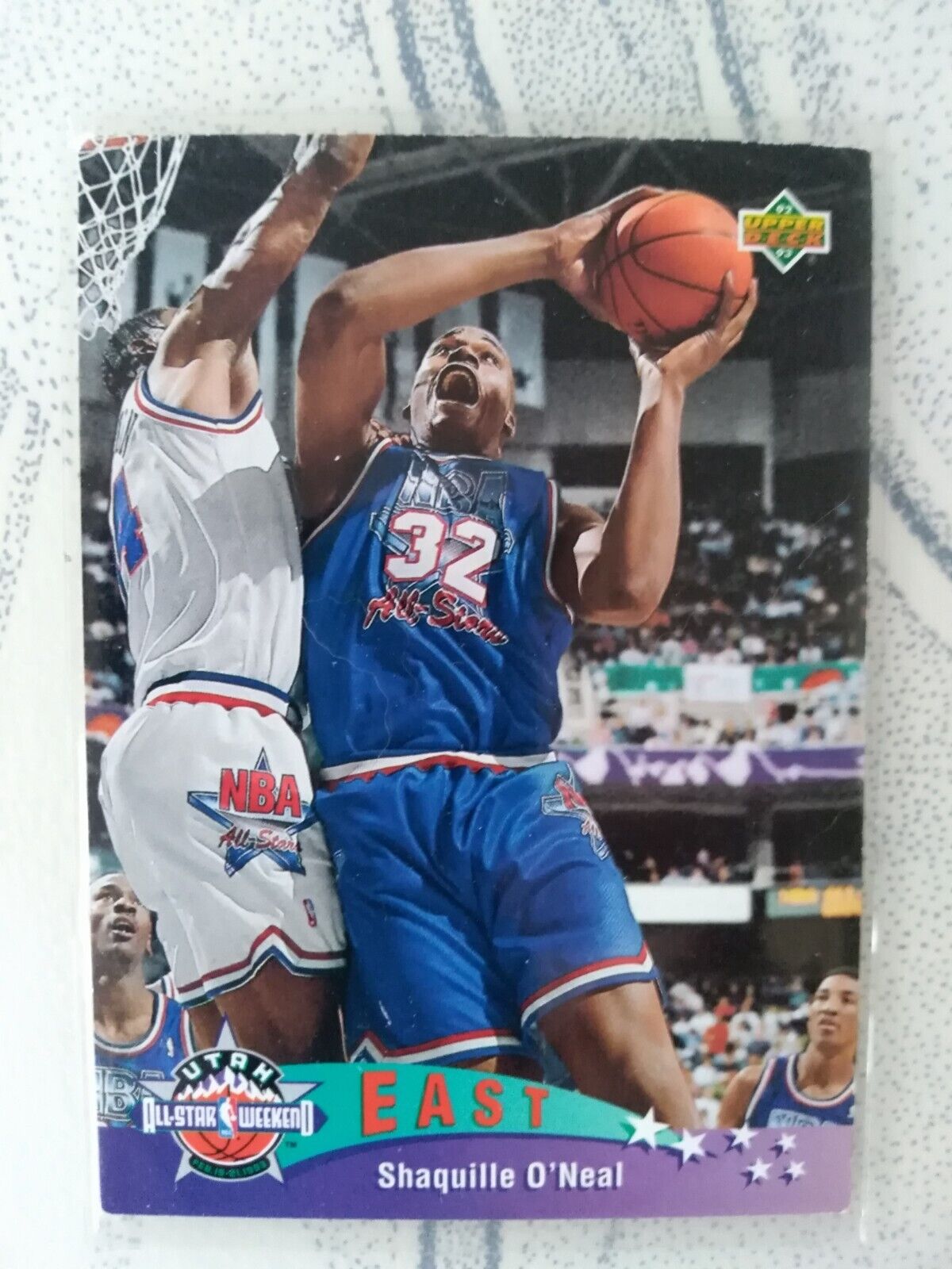 1992 O\'Neal Rookie ASG French Ed #4 Shaquille Card 93
