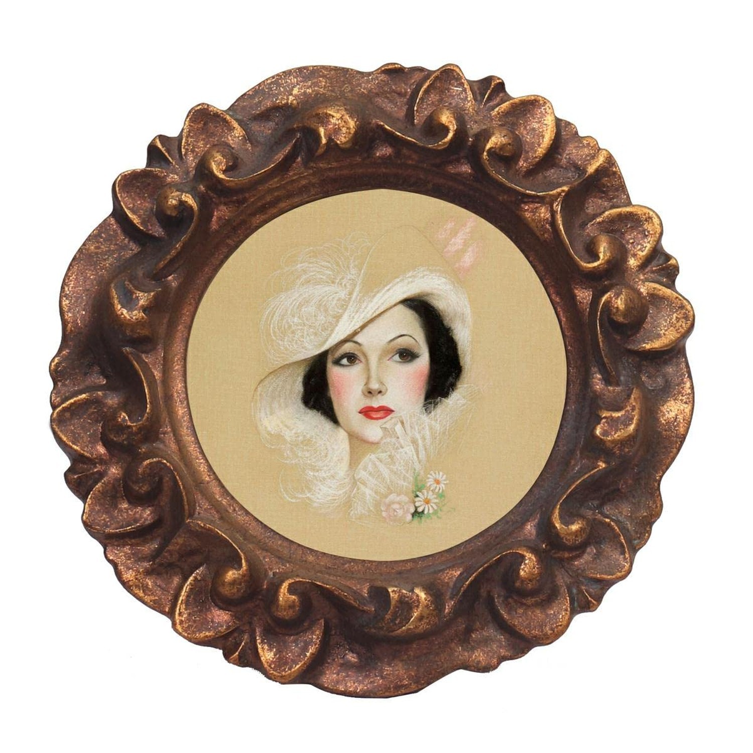 Vintage Small Picture Frame 3x3,Antique Ornate Photo Frame With Floral Relief... Vintage Small Picture Frame 3x3,Antique Ornate Photo Frame With Floral Relief...