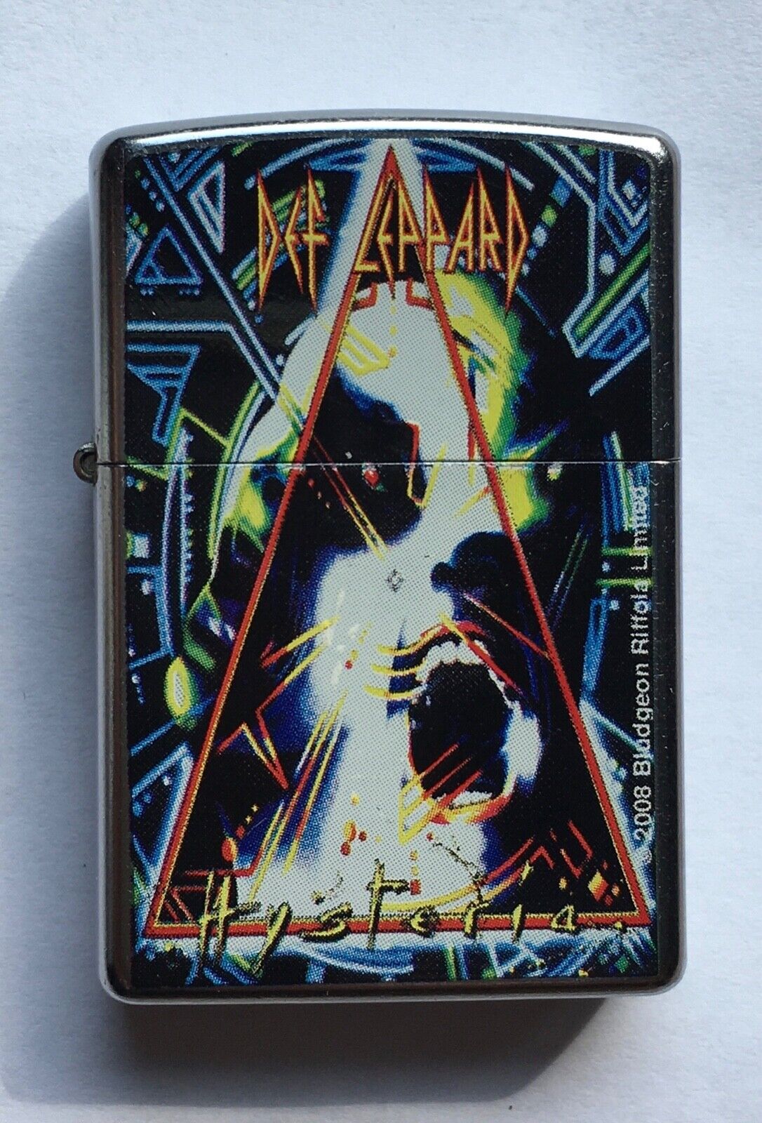 Def Leppard Hysteria Zippo Lighter 2008 Blodgeon Riffola Limited