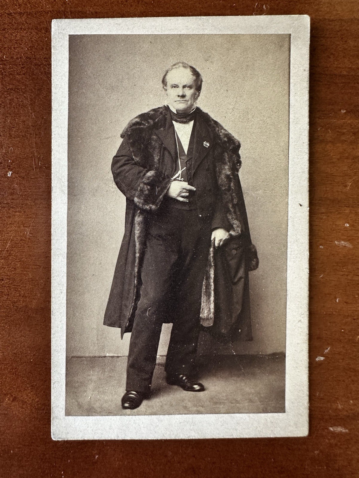 Very Rare German Sculptor AUGUST KISS 1860s Photo CDV Artist Famous