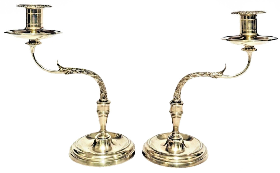 Vintage Valmazan for Sarreid Ltd 9.75” Solid Brass Candlestick Holders ~ A Pair Vintage Valmazan for Sarreid Ltd 9.75” Solid Brass Candlestick Holders ~ A Pair