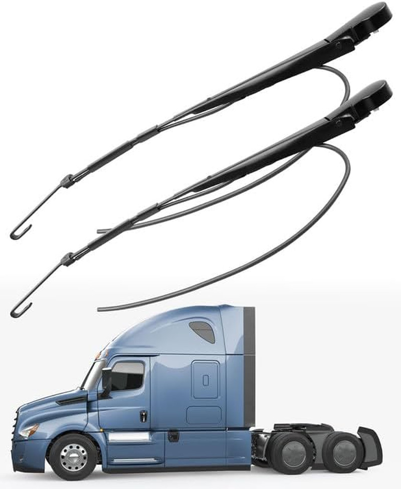 2 Pcs Front Wiper Arms Fit for Freightliner Cascadia 2008-2025