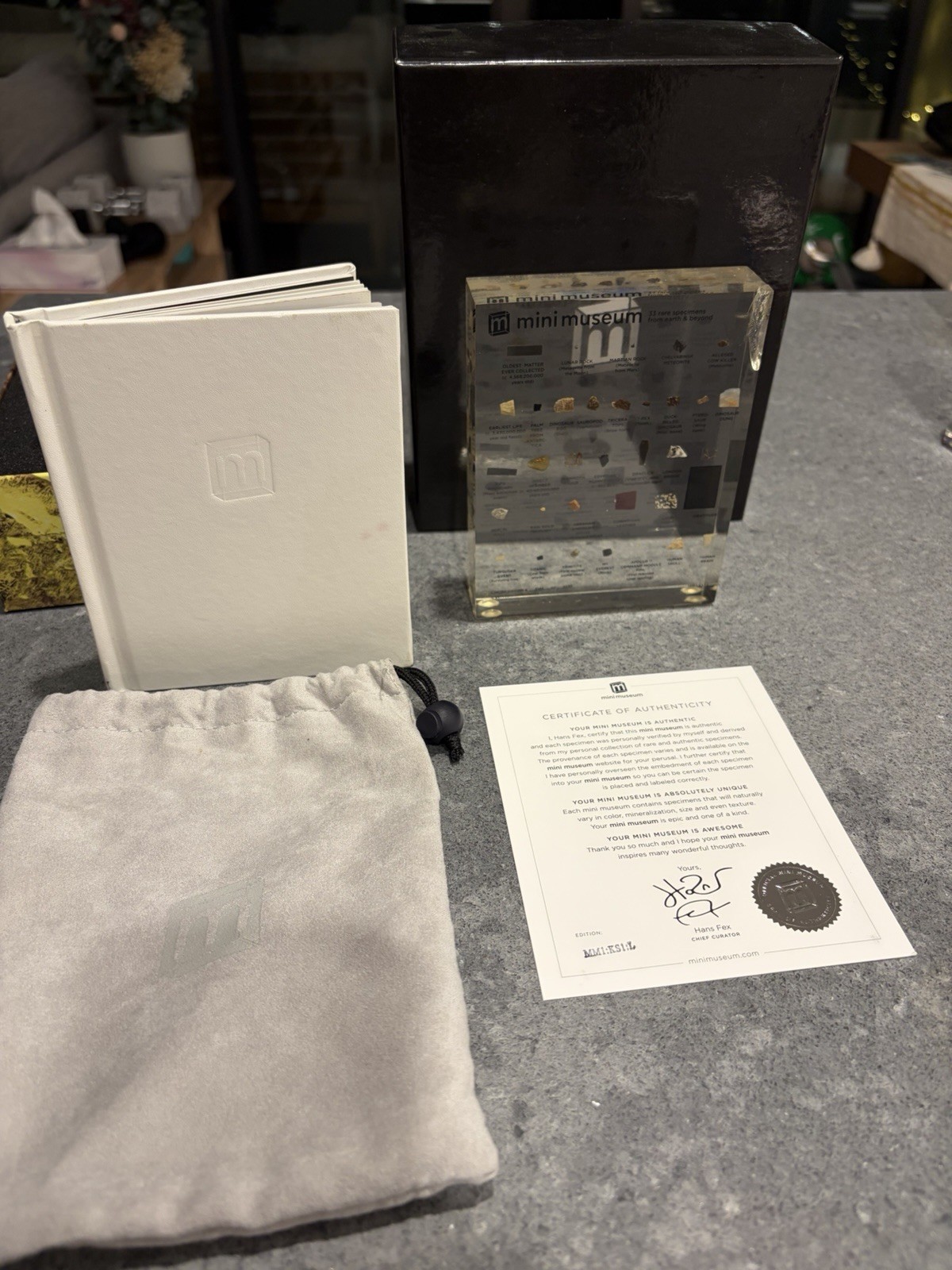 1st Edition Mini Museum. Includes backlit MM display case *See corner damage 1st Edition Mini Museum. Includes backlit MM display case *See corner damage