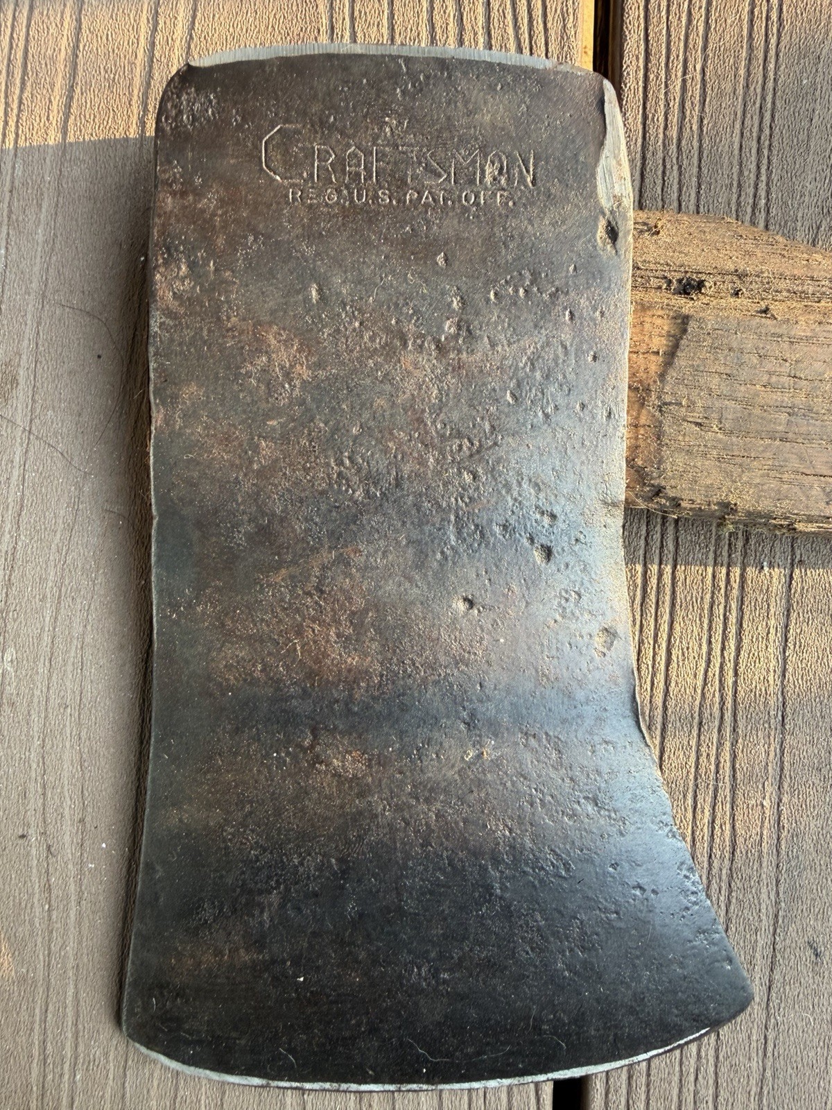Vintage Craftsman Big C 4 Lb Michigan Pattern Single Bit Axe 33” 1950s USA