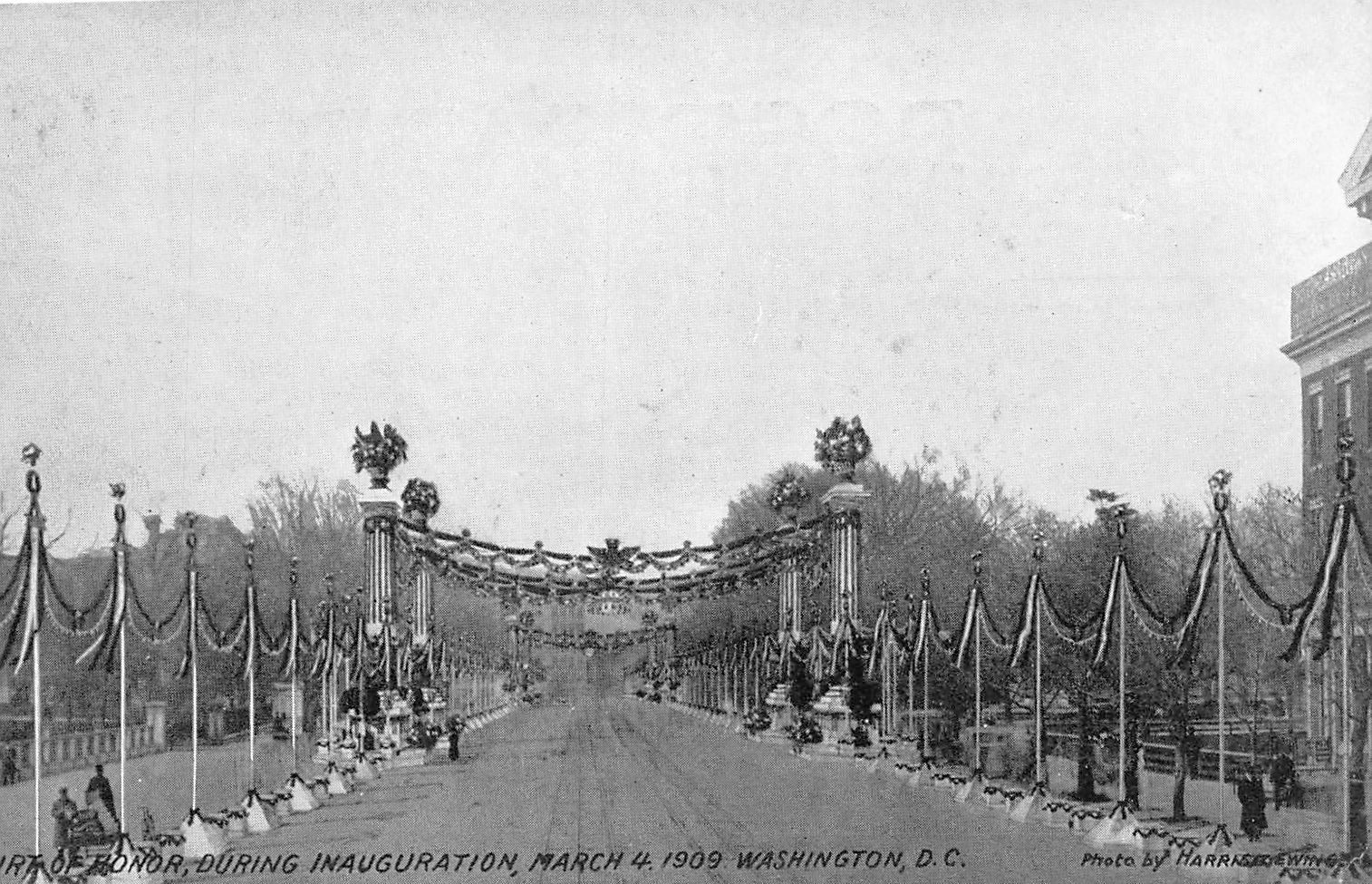 J16/ Washington D.C. Postcard c1909 Inauguration Parade President Taft 177 J16/ Washington D.C. Postcard c1909 Inauguration Parade President Taft 177