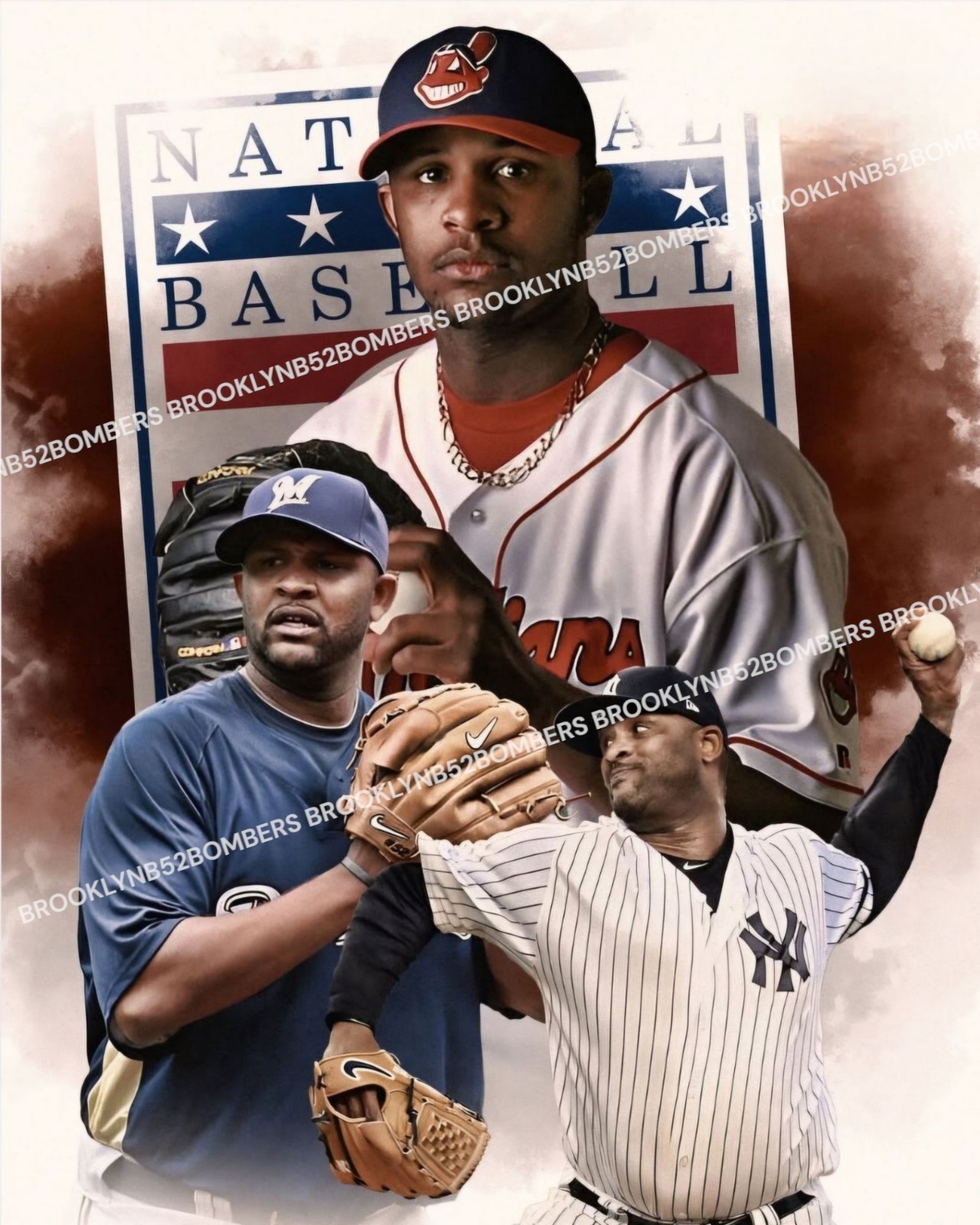 C.C. Sabathia Hall Of Fame Custom Exclusive 8x10 Glossy Photo C.C. Sabathia Hall Of Fame Custom Exclusive 8x10 Glossy Photo