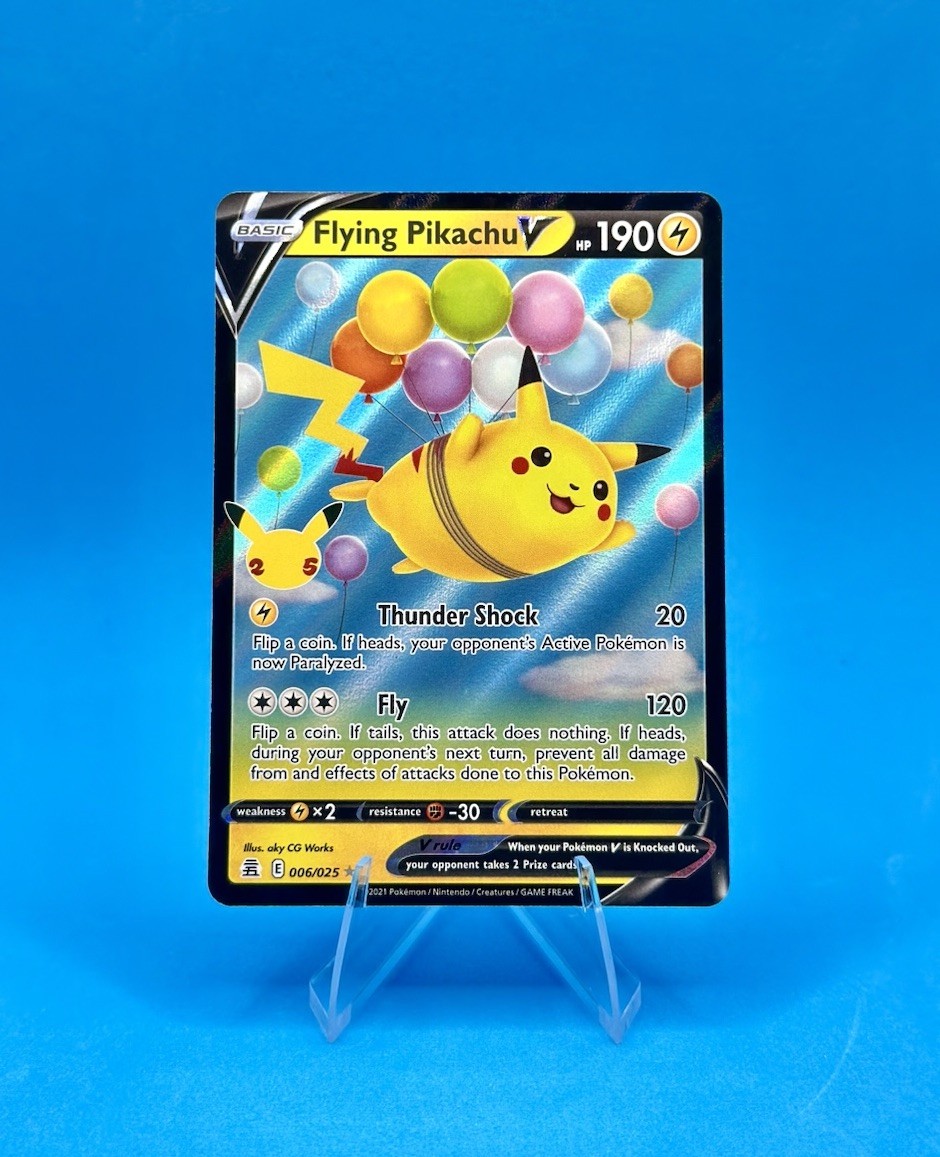 Flying Pikachu V 006/025 Celebrations Ultra Rare Holo Pokémon Card NM