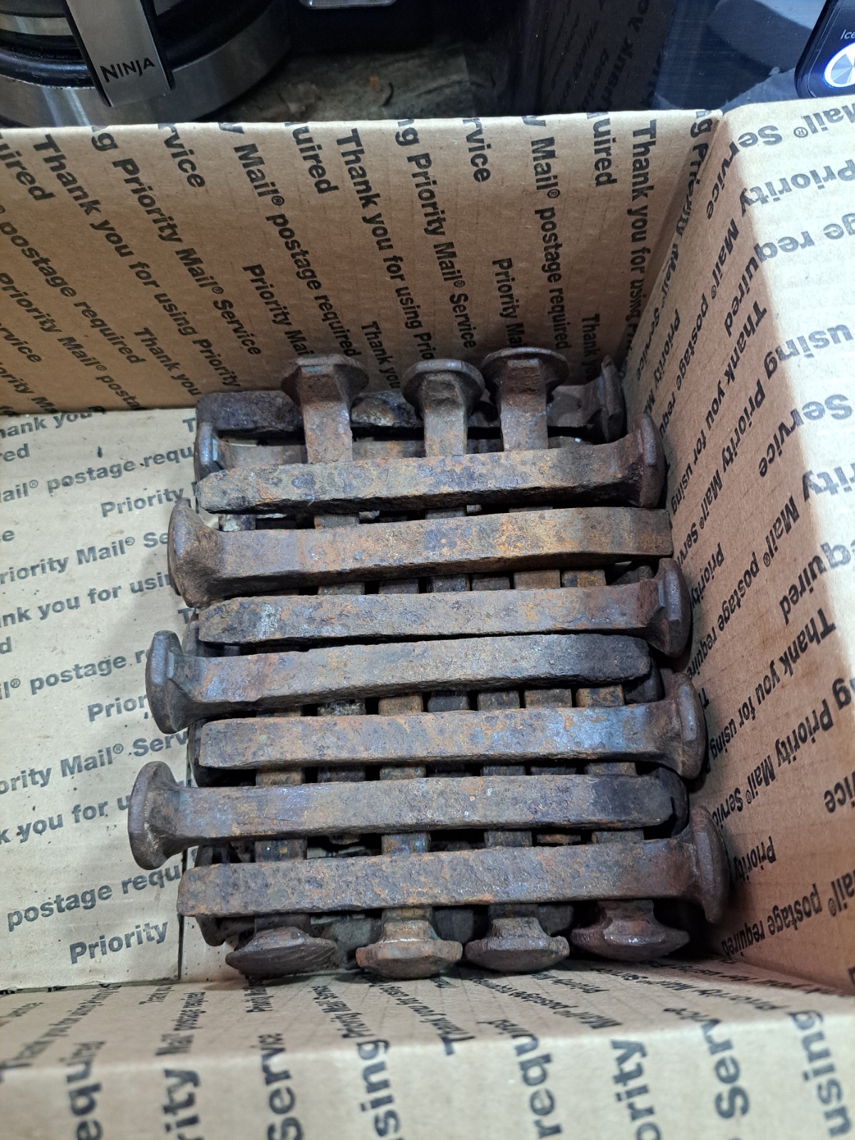 Lot of 25 High Carbon Railroad Spikes Lot of 25 High Carbon Railroad Spikes