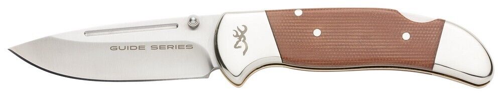 Browning Guide Series Lock Back Hunting Folding Knife Drop Point Blade - 3220453