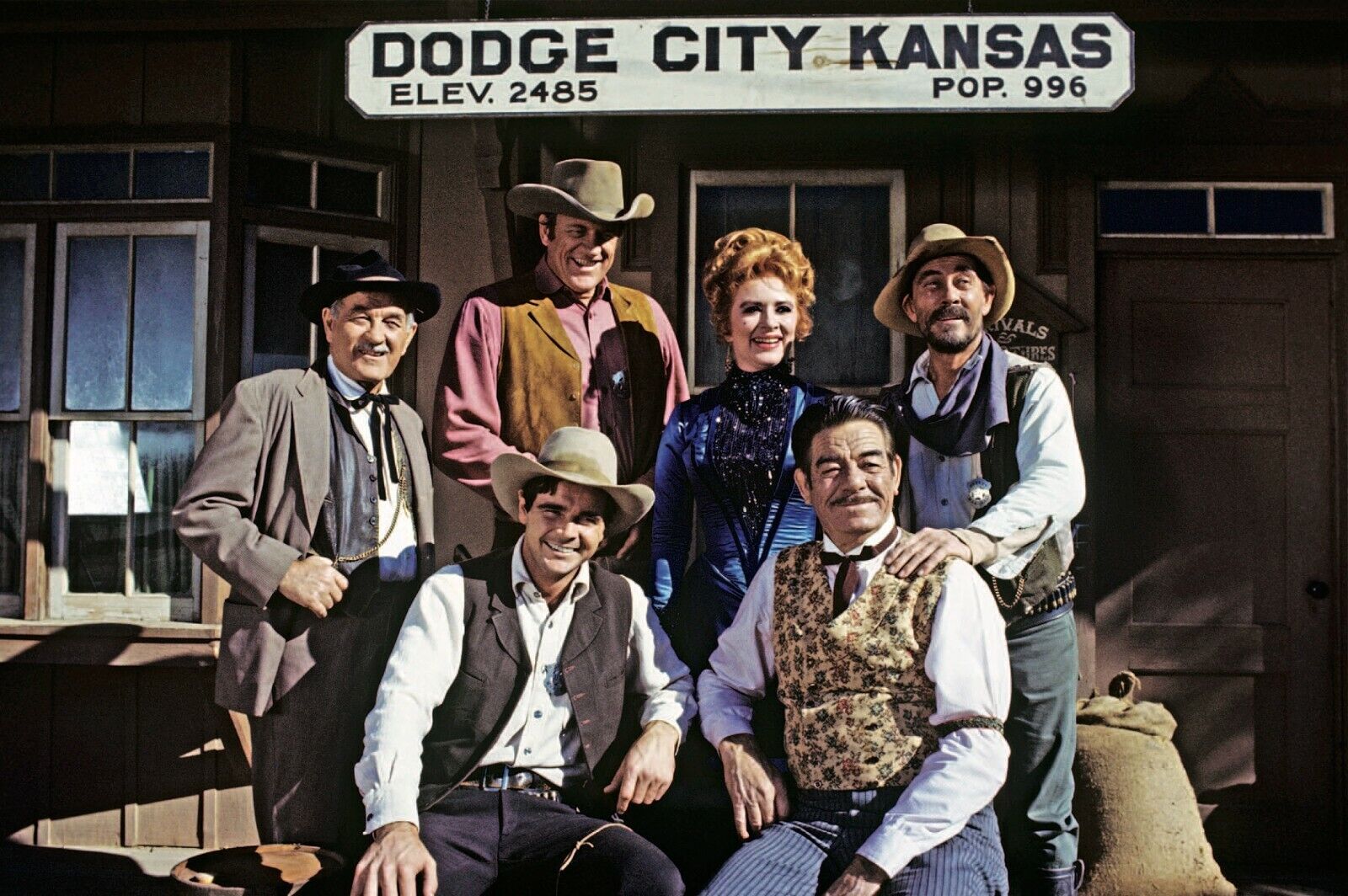 Cast of Classic Western TV Series Show Gunsmoke Poster Photo Picture 8\