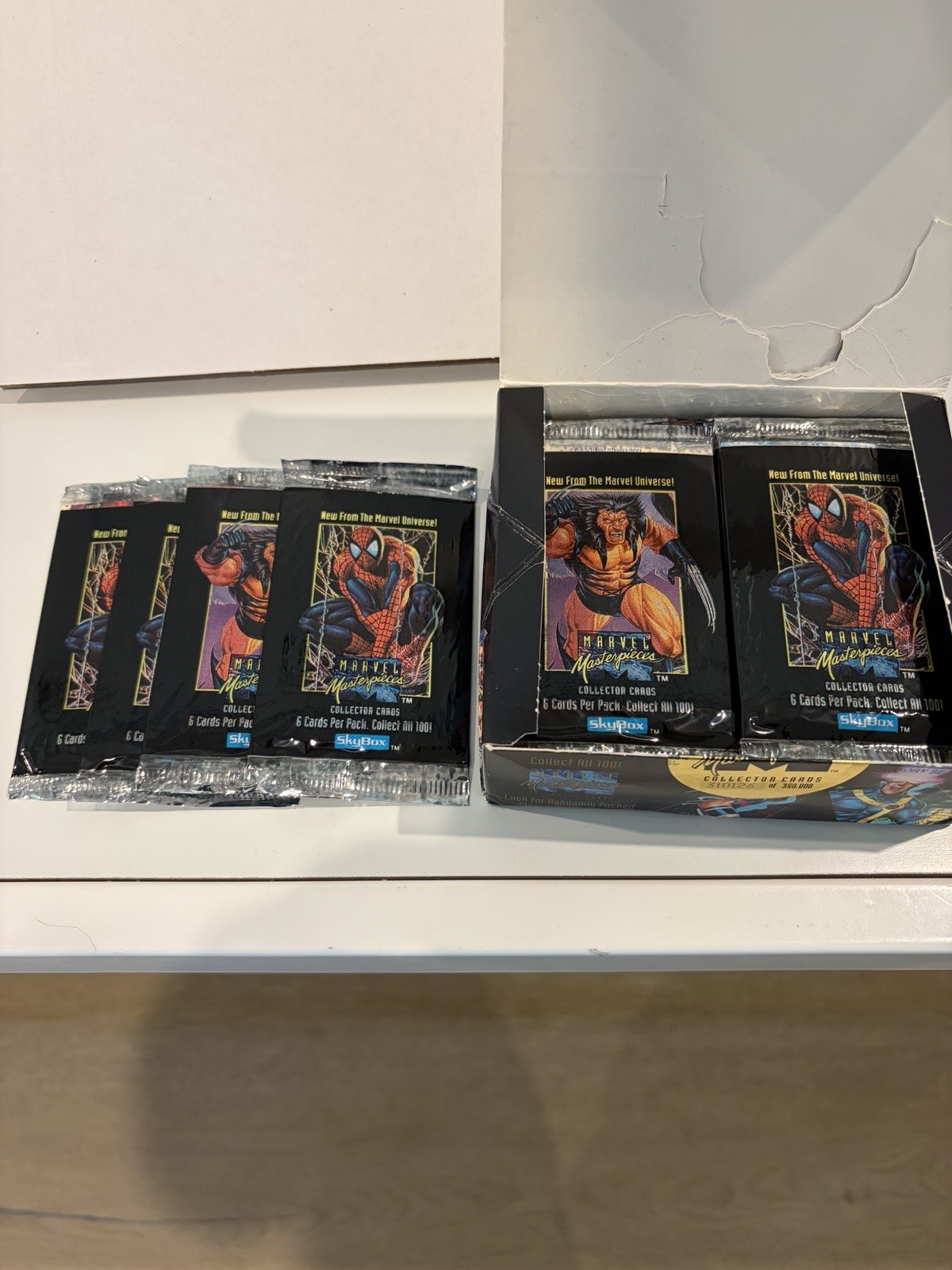1992 Marvel Masterpieces - Individual packs. 1992 Marvel Masterpieces - Individual packs.
