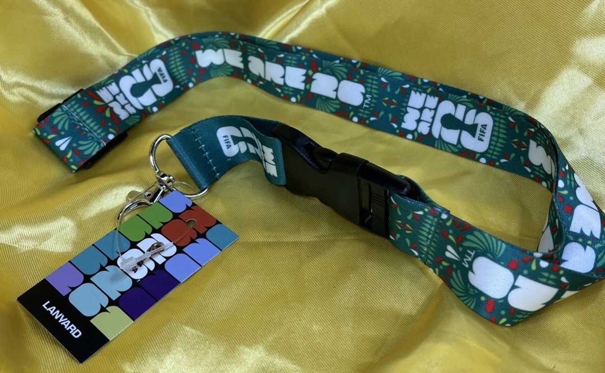 FIFA World Cup 2026 Official Mexico Green Neck Strap Lanyard FIFA World Cup 2026 Official Mexico Green Neck Strap Lanyard