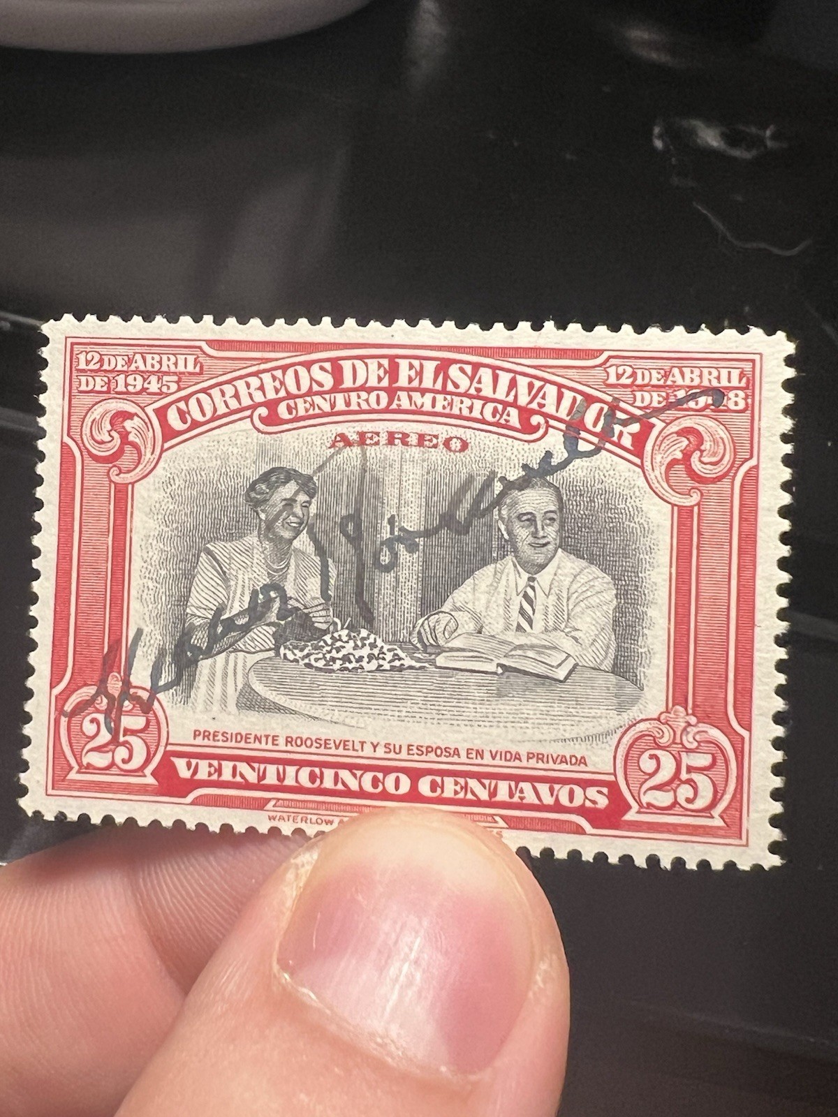 ELEANOR ROOSEVELT - SIGNED STAMP - President FDR - Autograph 1945 Rare Historic ELEANOR ROOSEVELT - SIGNED STAMP - President FDR - Autograph 1945 Rare Historic
