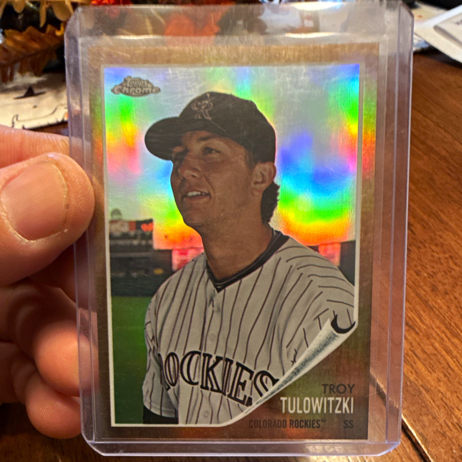 Topps 2011 Topps Chrome Troy Tulowitzki Rockies #C191 Refractor /562 Topps 2011 Topps Chrome Troy Tulowitzki Rockies #C191 Refractor /562