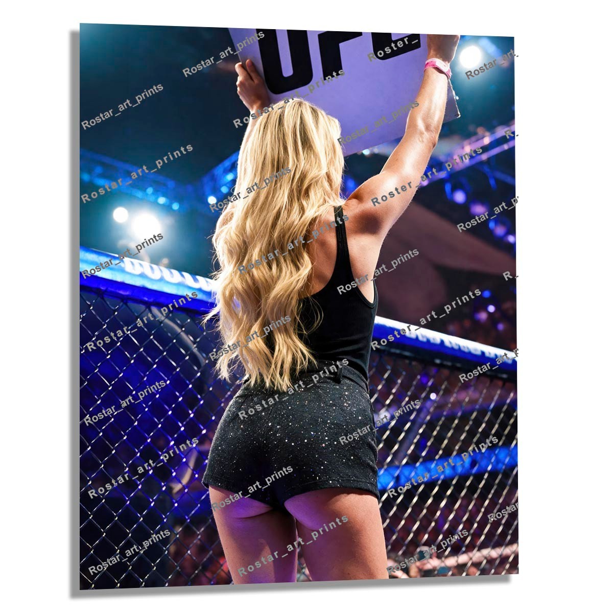 8x10 SOPHIE CUNNINGHAM UFC Ring Girl Candid EXCLUSIVE HQ+ Photo Print SCU058