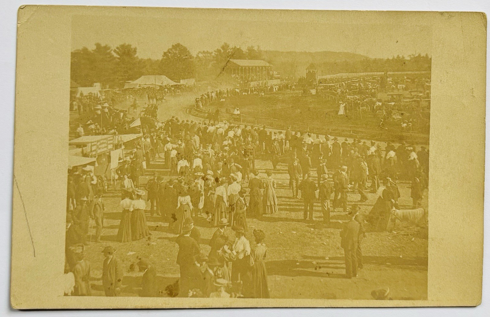 Rare C. 1910 Action/Shapleigh Maine Fair Real Photo Postcard Rare C. 1910 Action/Shapleigh Maine Fair Real Photo Postcard