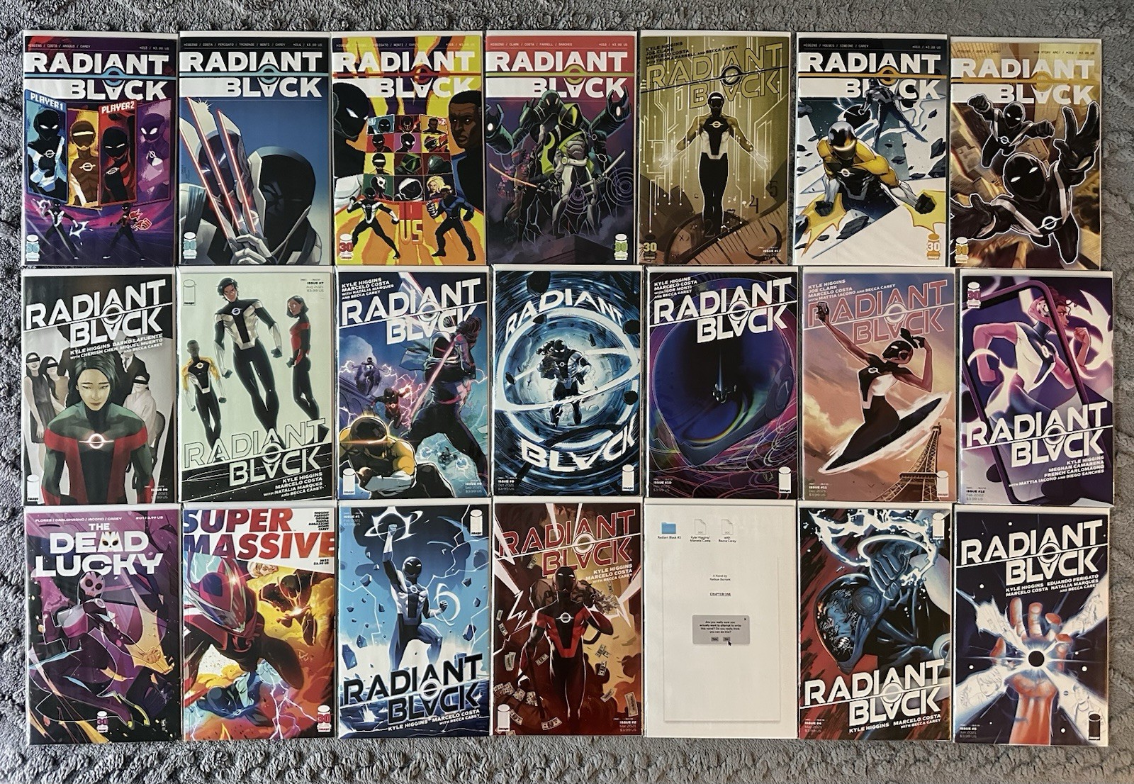 Radiant Black #1-30.5 Comic Lot | Supermassive | Dead Lucky #1