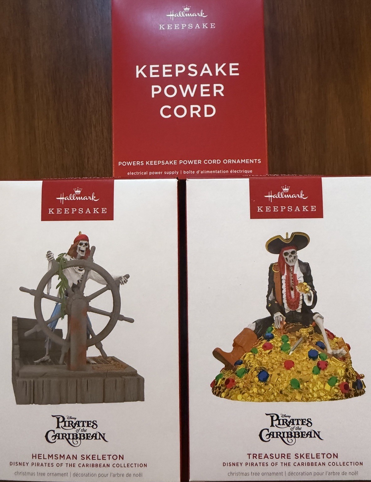 2026 Hallmark Ornaments: Pirates of the Caribbean Treasure Skeleton & Helmsman 2026 Hallmark Ornaments: Pirates of the Caribbean Treasure Skeleton & Helmsman