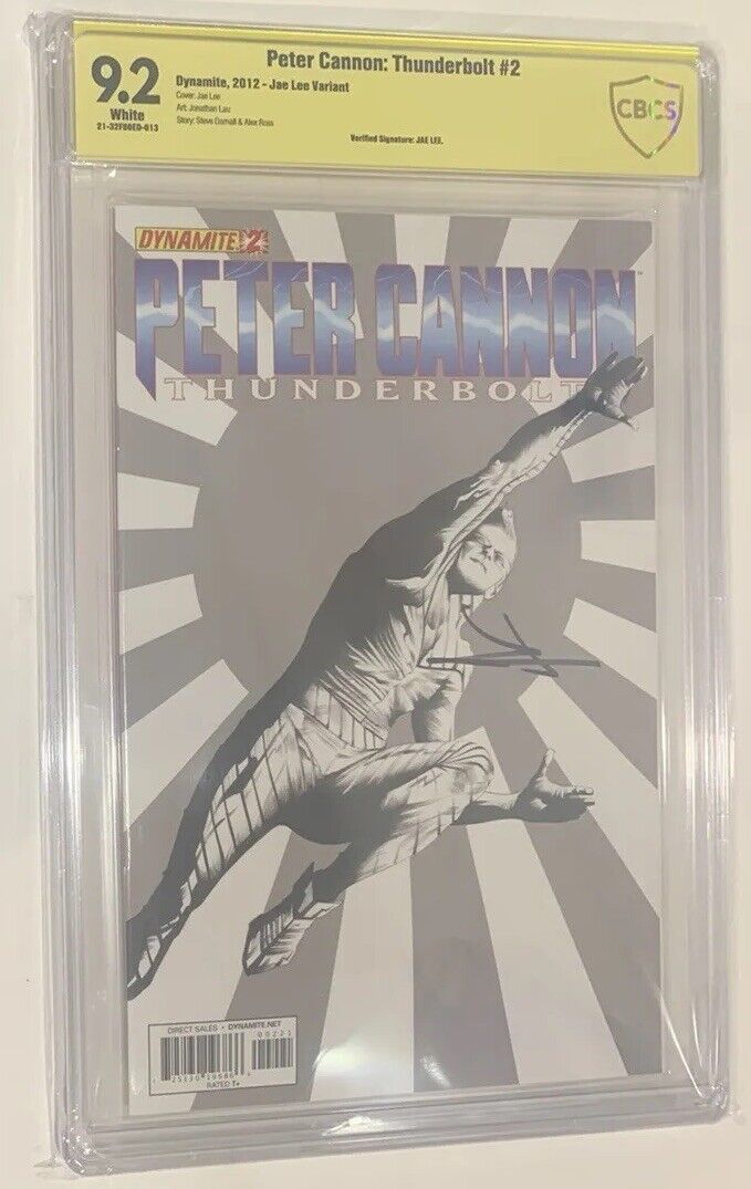Dynamite Peter Cannon Thunderbolts #2 Jae Lee Sign Graded CBCS 9.2 Comic Not CGC