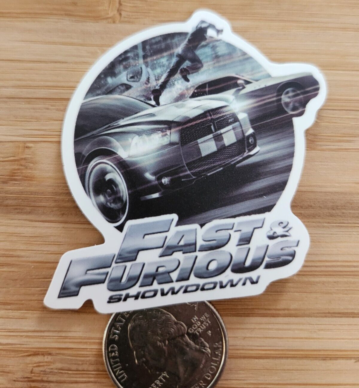 The FAST AND FURIOUS Sticker Car Sticker The Rock Vin Diesel Paul Walker