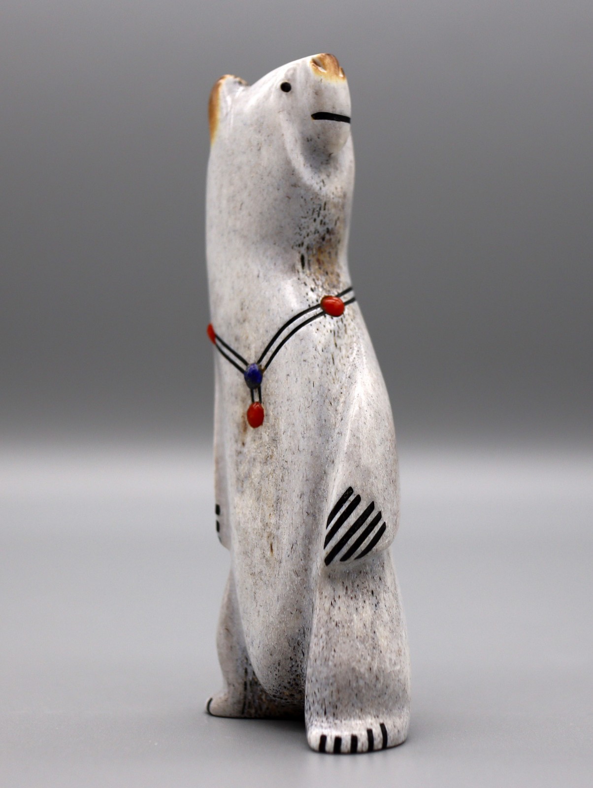 Troy Sice Antler Zuni Bear Fetish