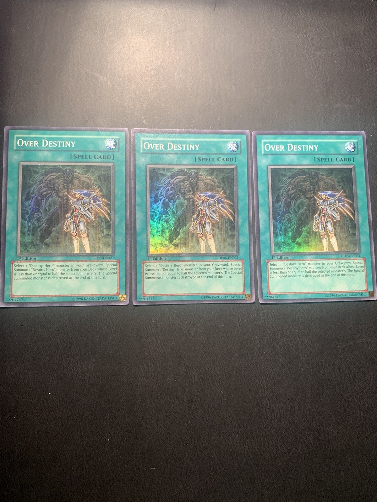 Yugioh 3x Over Destiny Super Rare - DP05-EN021 1st Edition - English Yugioh 3x Over Destiny Super Rare - DP05-EN021 1st Edition - English