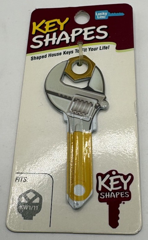 Lucky Line Key Shapes Wrench Tool House Key Blank KW1 KW11 Kwikset Mechanic New