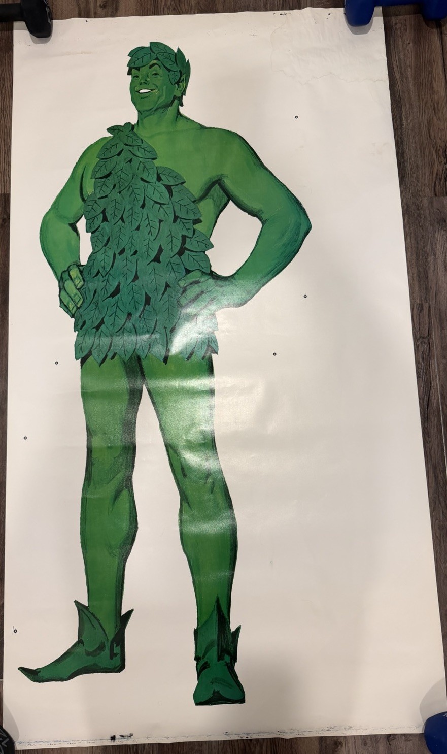 VINTAGE Jolly Green Giant Poster HUGE 65 VINTAGE Jolly Green Giant Poster HUGE 65