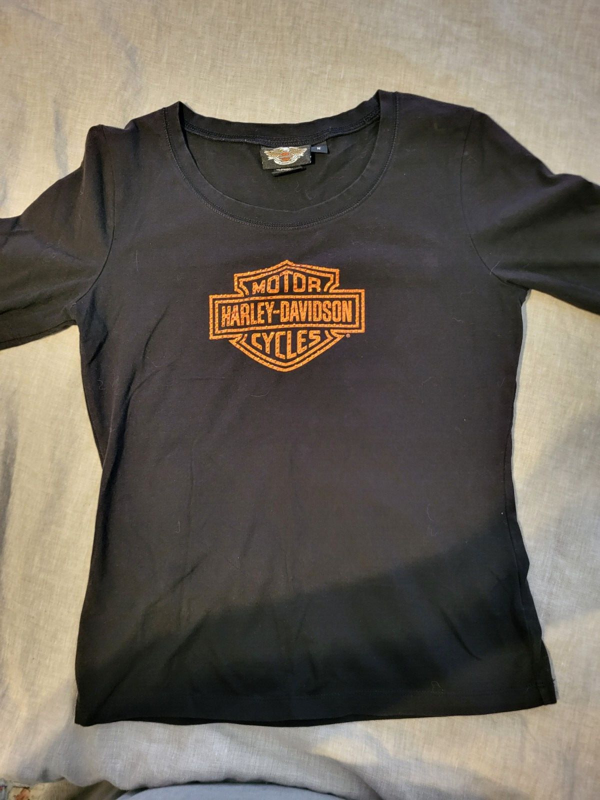 Harley Davidson WOMEN\'S SIZE MEDIUM LONG SLEEVEOFFICIAL GEAR EXCELLENT CONDITION
