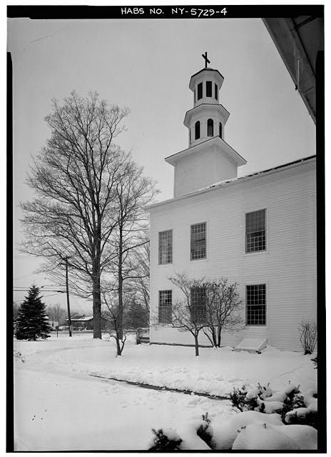 Photo:Danby NY 1900s Church Tower South East Elevations Snow HABS
