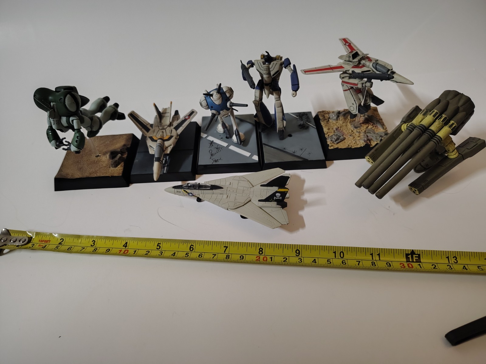 Complete Macross Diorama Collection Lot of 7 Figures ROBOTECH RARE VINTAGE ANIME