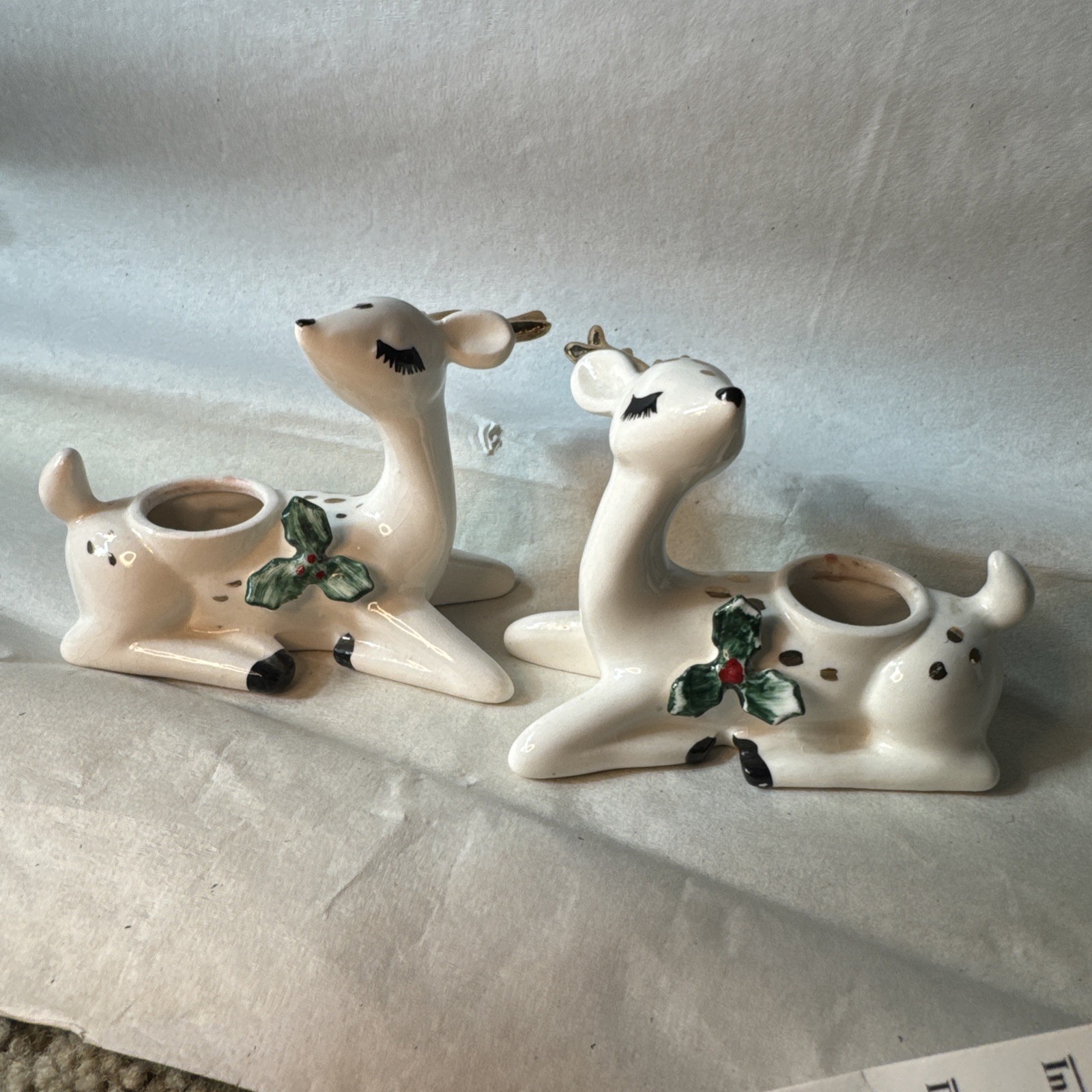 Vintage Christmas Lefton Pair Vintage Christmas Lefton Pair