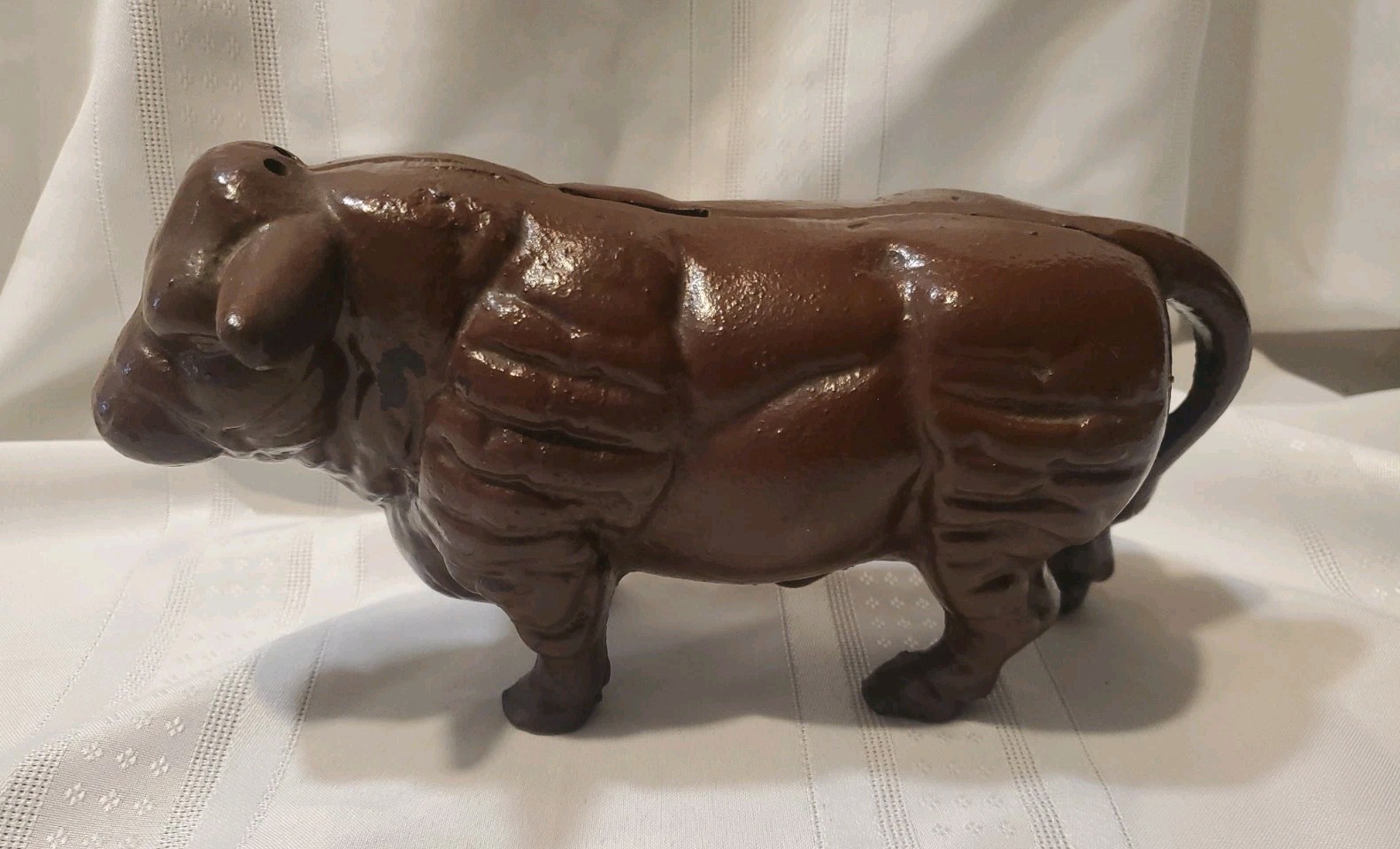 Cast Iron Bull bank. Cast Iron Bull. Vintage Bank. S3 Cast Iron Bull bank. Cast Iron Bull. Vintage Bank. S3