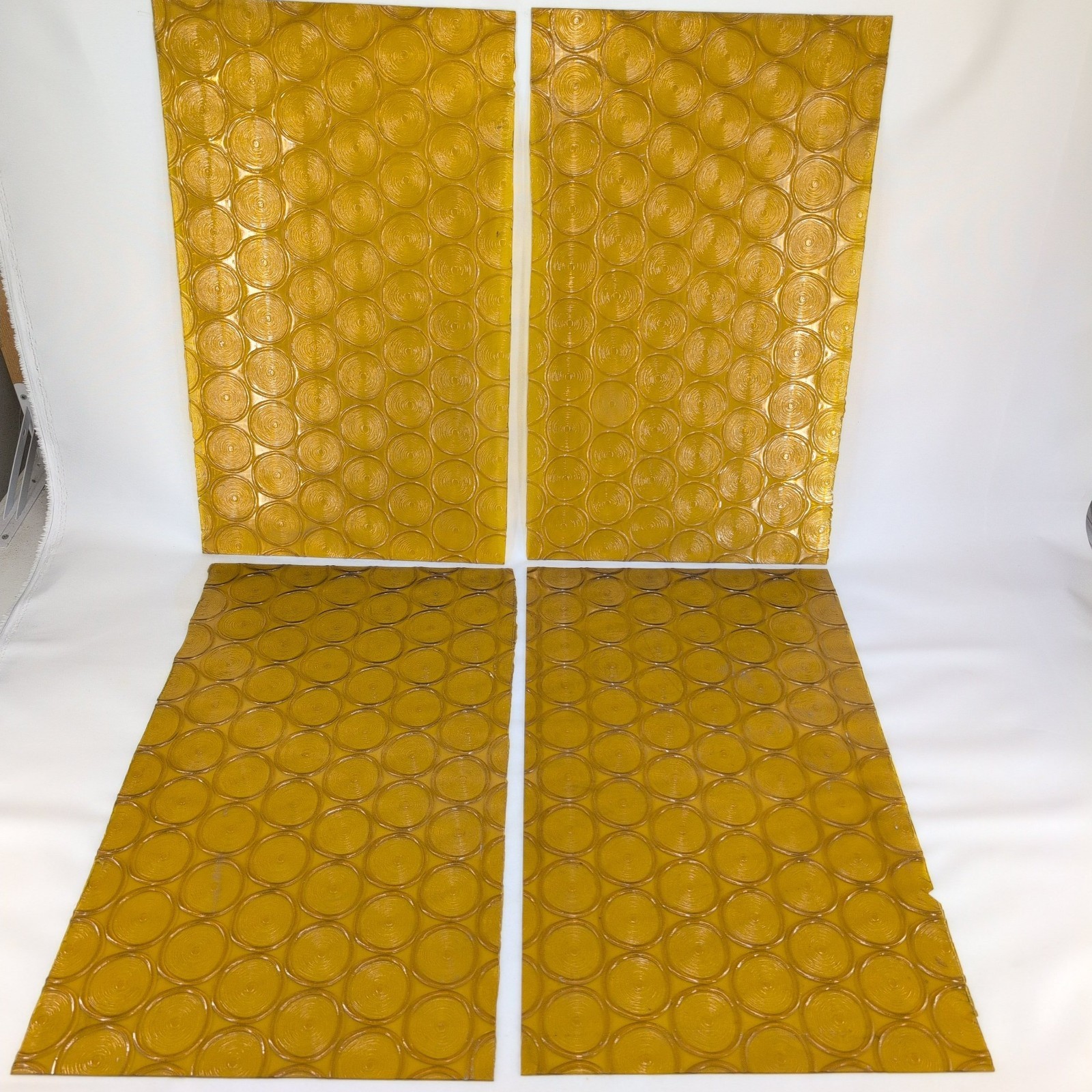 Vintage MCM Acrylic Panel Set of 4 24 Vintage MCM Acrylic Panel Set of 4 24