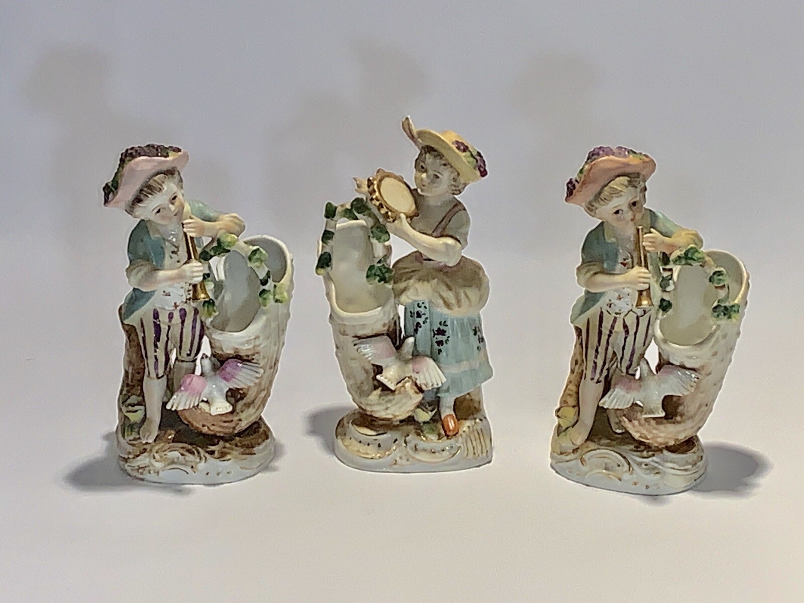 Fabulous Vintage 3 Musicians 7.5 Inches Tall UCAGCO Ceramics Japan Figurines Fabulous Vintage 3 Musicians 7.5 Inches Tall UCAGCO Ceramics Japan Figurines