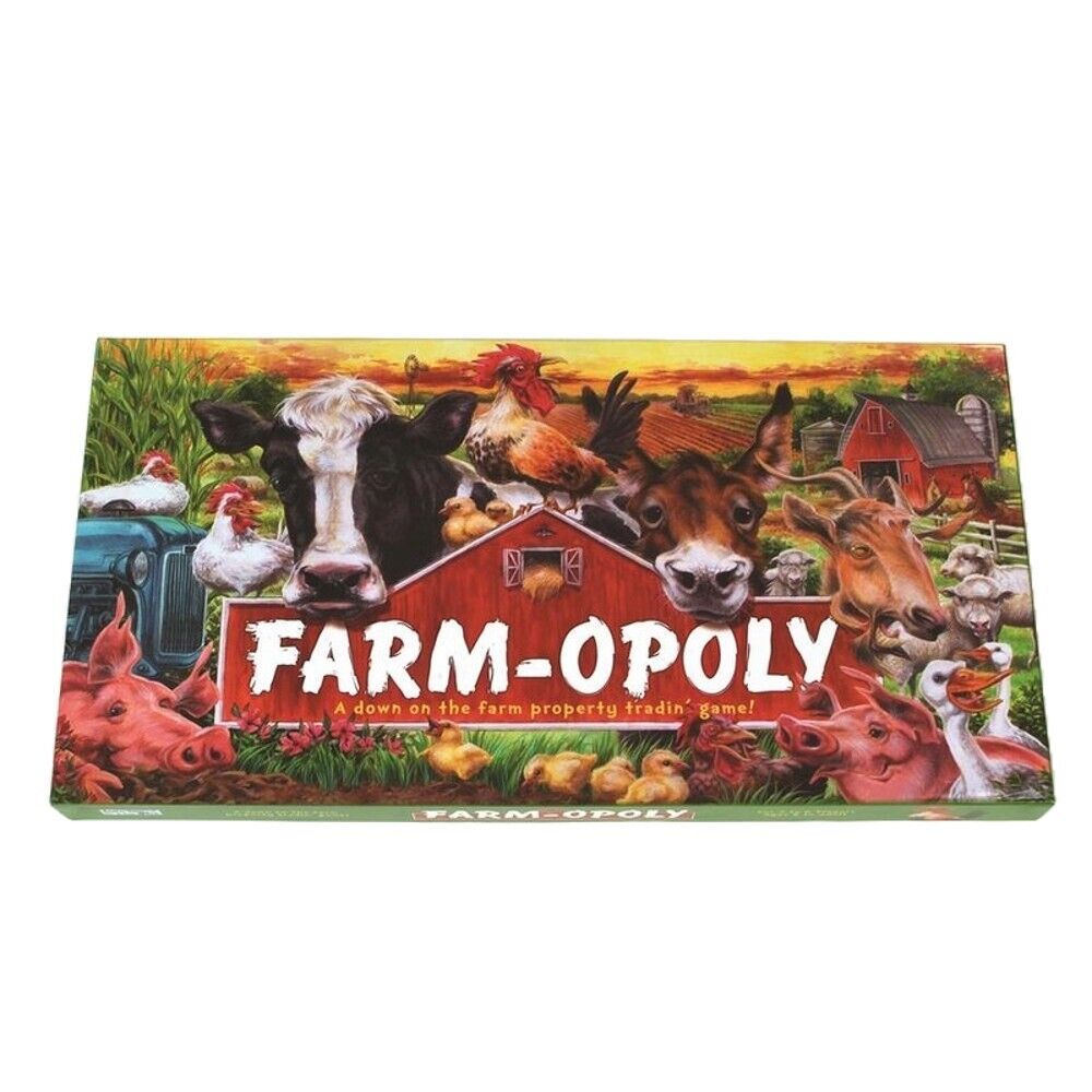Late for the Sky Farmolopy Board Game, Farm Property Trading for 2-6 Players