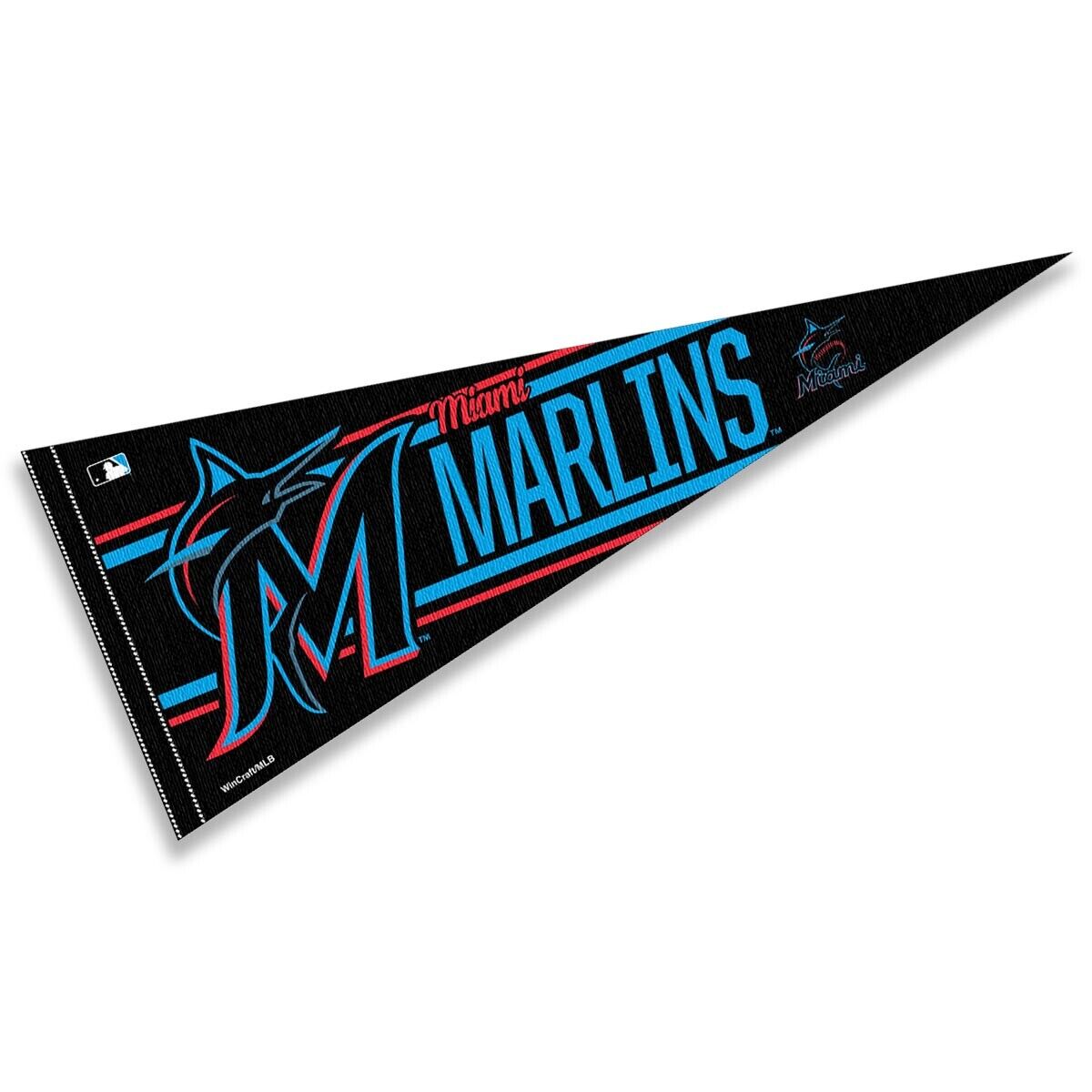 Miami Marlins MLB 12 in X 30 in Pennant